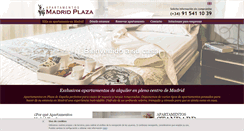 Desktop Screenshot of apartamentosmadridplaza.es