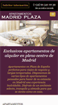 Mobile Screenshot of apartamentosmadridplaza.es