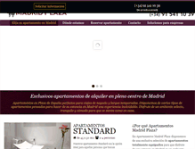 Tablet Screenshot of apartamentosmadridplaza.es